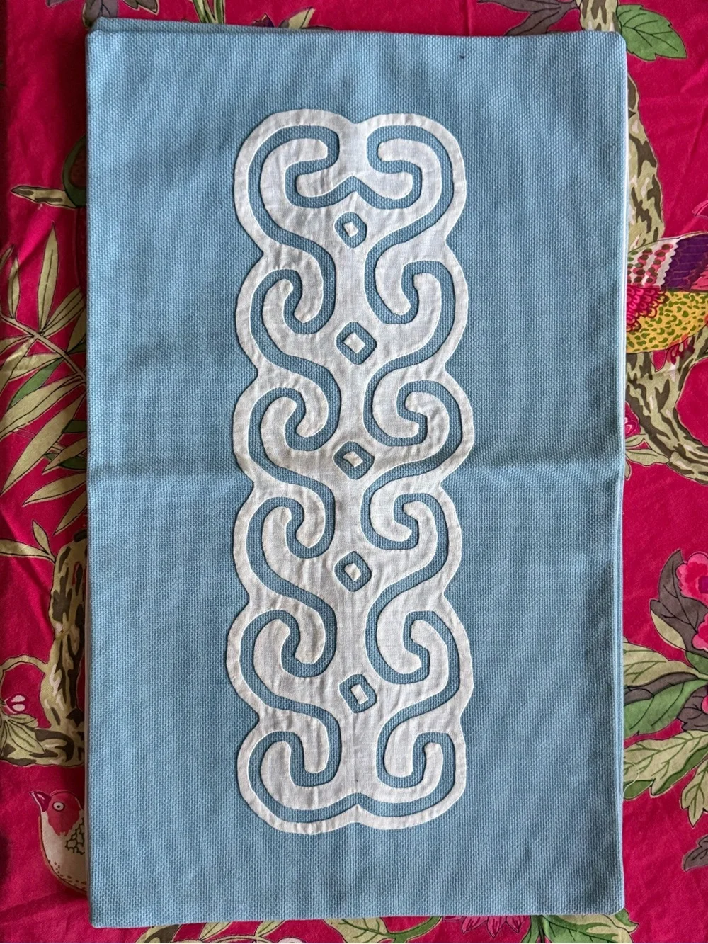 Set of 2 Handcrafted Mole Embroidered pillow covers